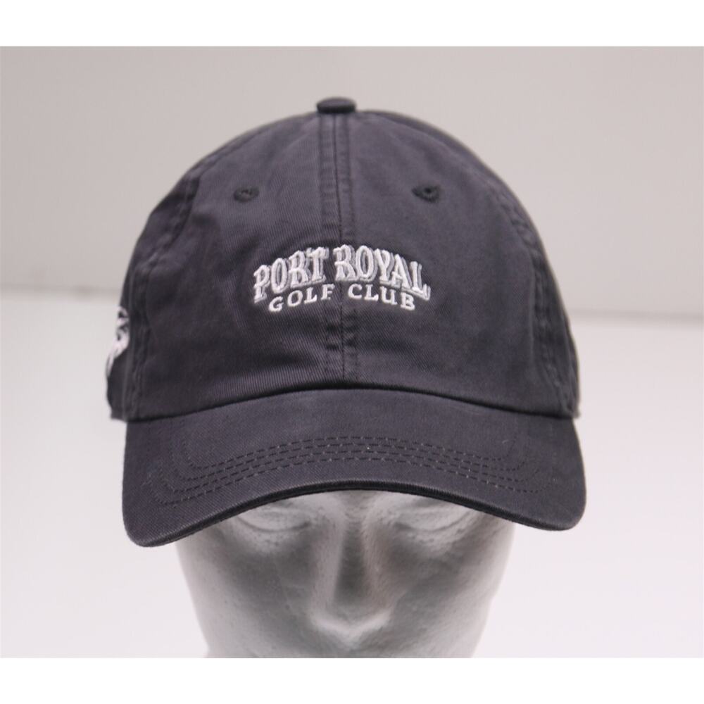 Port Royal Golf Club Hilton Head Island Gray Cotton Adjustable Hat by Ahead New! - Picture 3 of 7